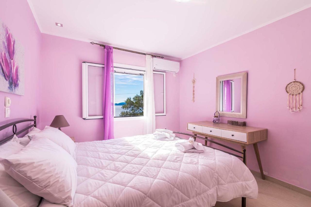 Alkinoi Seaview Villa With Private Pool By Konnect, Nisaki Nisaki  Bagian luar foto